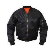 Cazadora piloto infantil MA-1 FIGHT negra (bomber) — vista del producto