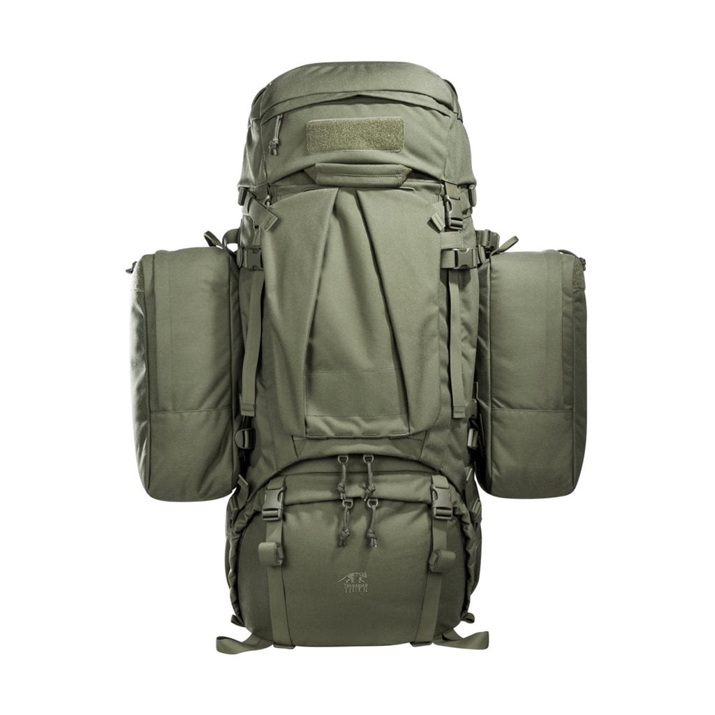 Mochila Mil OPS Pack 80+24 L verde, vista frontal