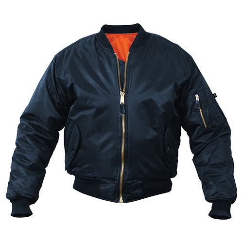 Cazadora ULTRA FORCE A1 FLIGHT, bomber impermeable y reversible con forro de señal