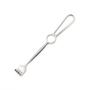 Gancho para heridas afilado de 4 dientes, acero inoxidable, 21,5 cm