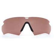 Lentes de repuesto rojos para gafas ESS Crossbow con puente nasal y funda de franela