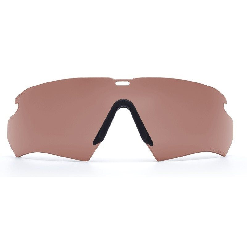 Lentes de repuesto rojos para gafas ESS Crossbow con puente nasal y funda de franela