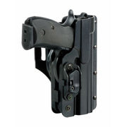 Funda PHDLB para Glock 19, funda de cinturón derecha, plástico con seguro automático