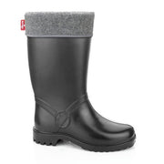 Botas de agua forradas de mujer HORSE negras