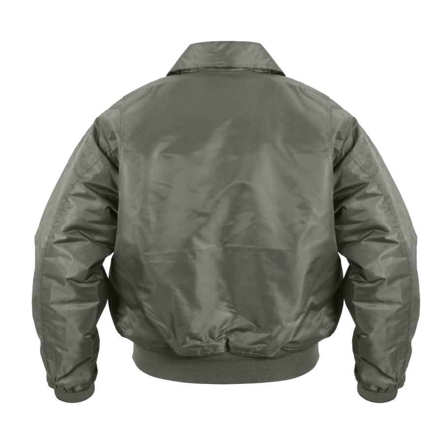 Chaqueta ULTRA FORCE CWU-45P Flight Sage impermeable y acolchada en color sage