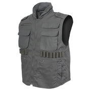 Chaleco RANGER ZEENÁ de Rothco con múltiples bolsillos, ideal para caza y pesca, disponible en varios colores y camuflajes