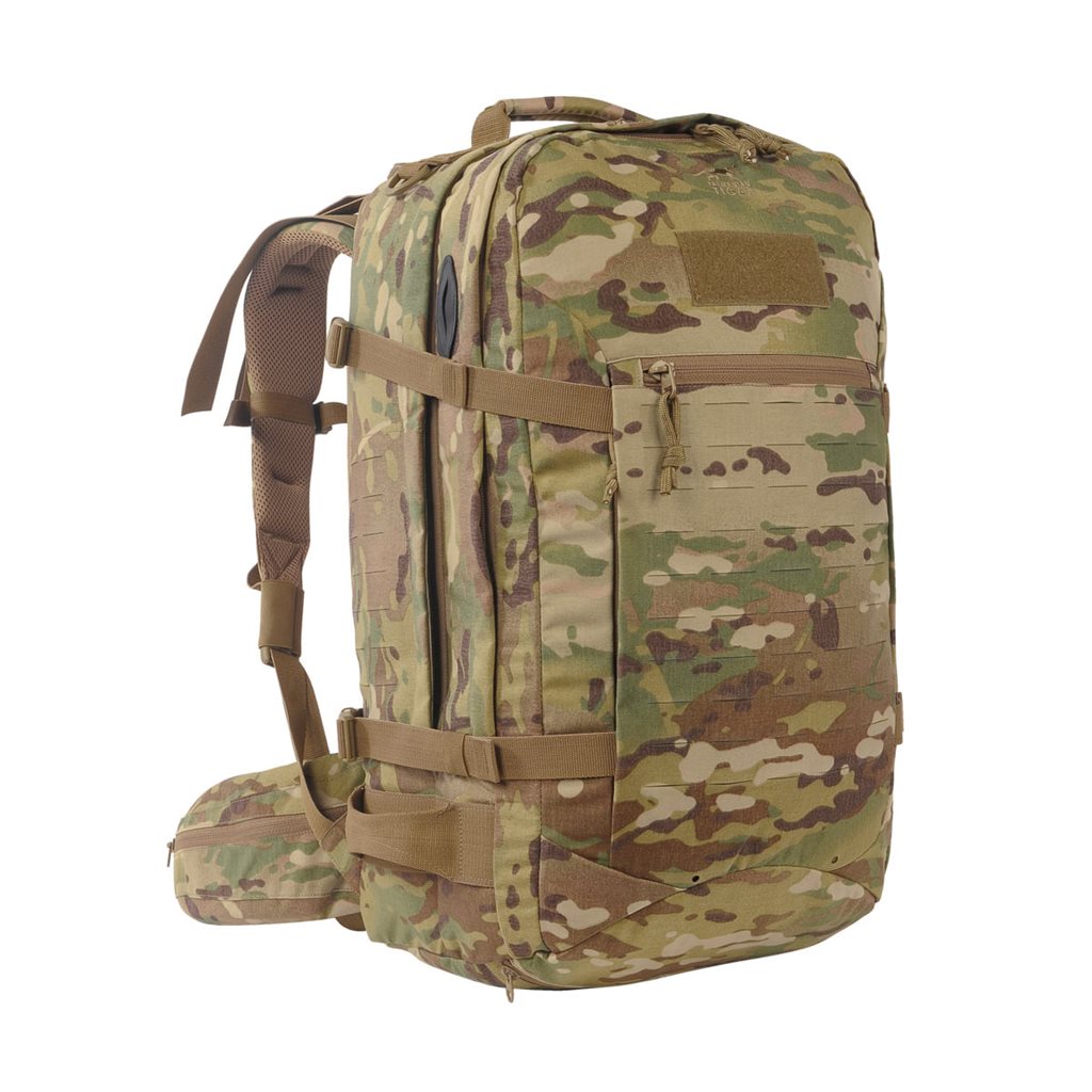 Mochila Mission Pack MKII 37 L, espalda reforzada, modular, dos compartimentos