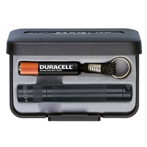 Linterna MAGLITE Solitaire negra en estuche, aluminio, 1x AAA, 24 g