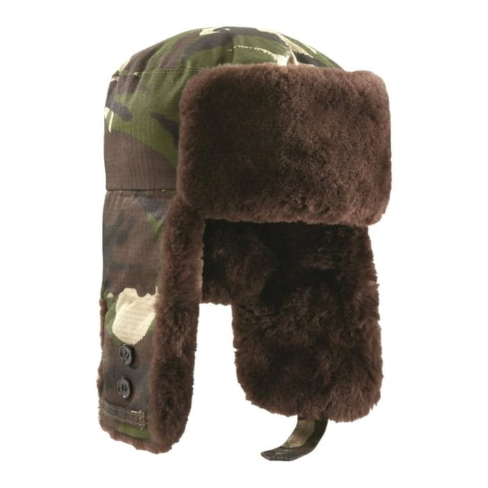 Ushanka rumana camuflaje DPM - beranice gorro con orejeras