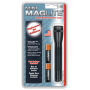 Linterna Mini Maglite AA Combo negra con funda
