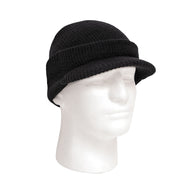 Gorra GI US JEEP con visera, de lana, color negro