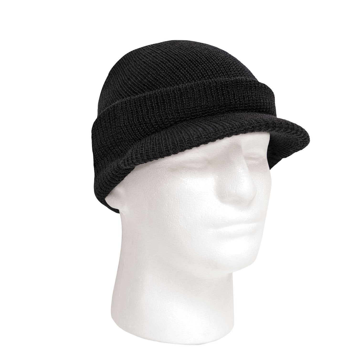 Gorra GI US JEEP con visera, de lana, color negro