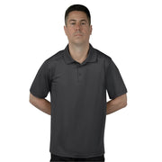 Polo TACTICAL PERFORMANCE manga corta gris carbón, tejido 92% poliéster y 8% spandex