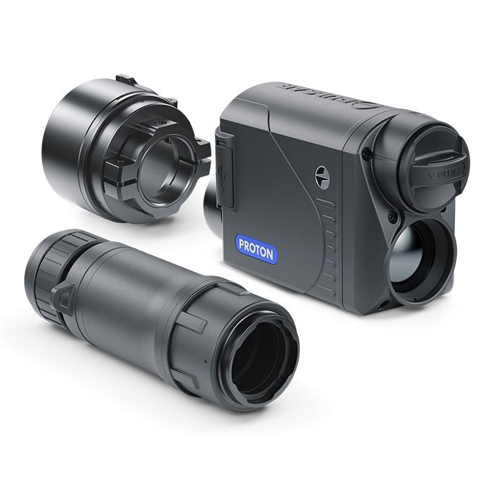 Imagen del monocular térmico PROTON XQ30 mostrando diseño compacto