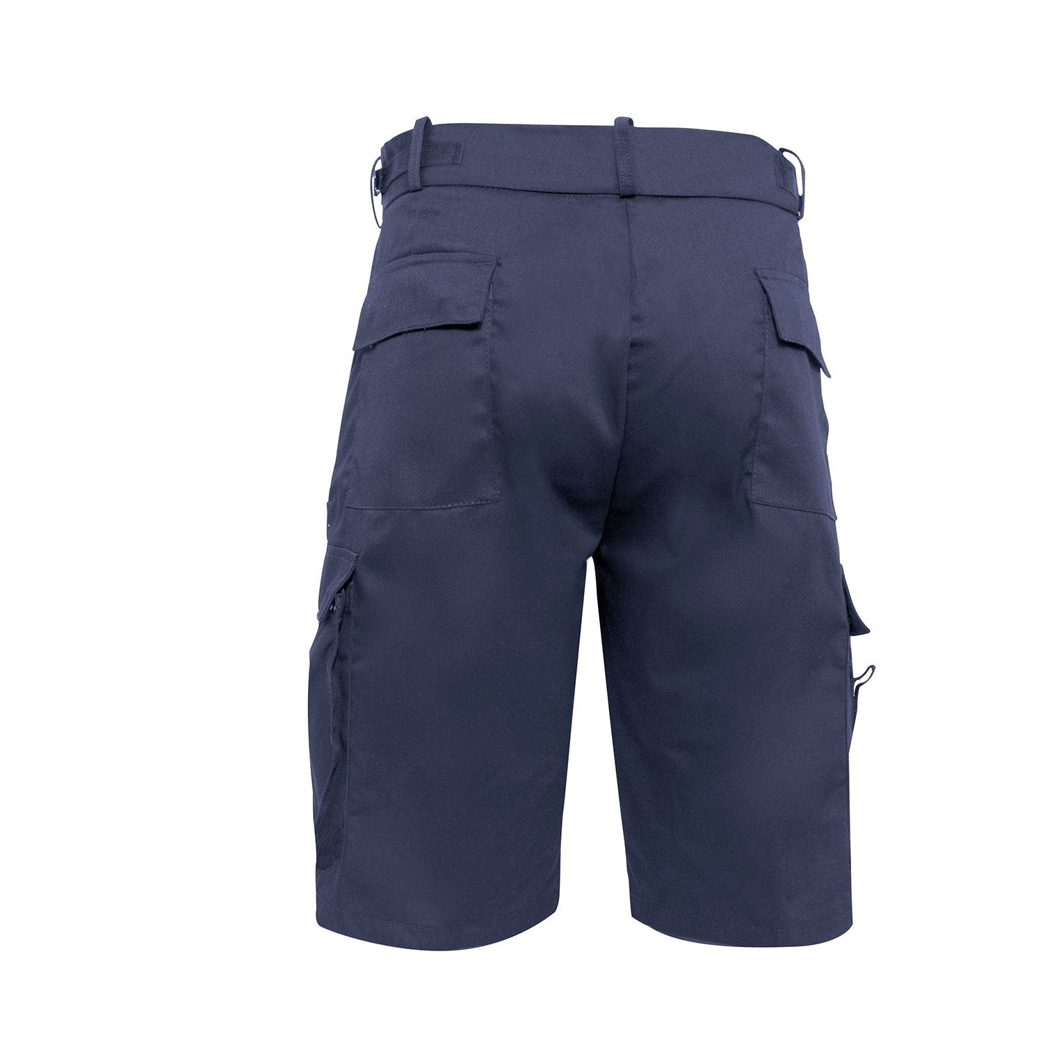 Pantalones cortos EMT azul marino con múltiples bolsillos y funda para tijeras