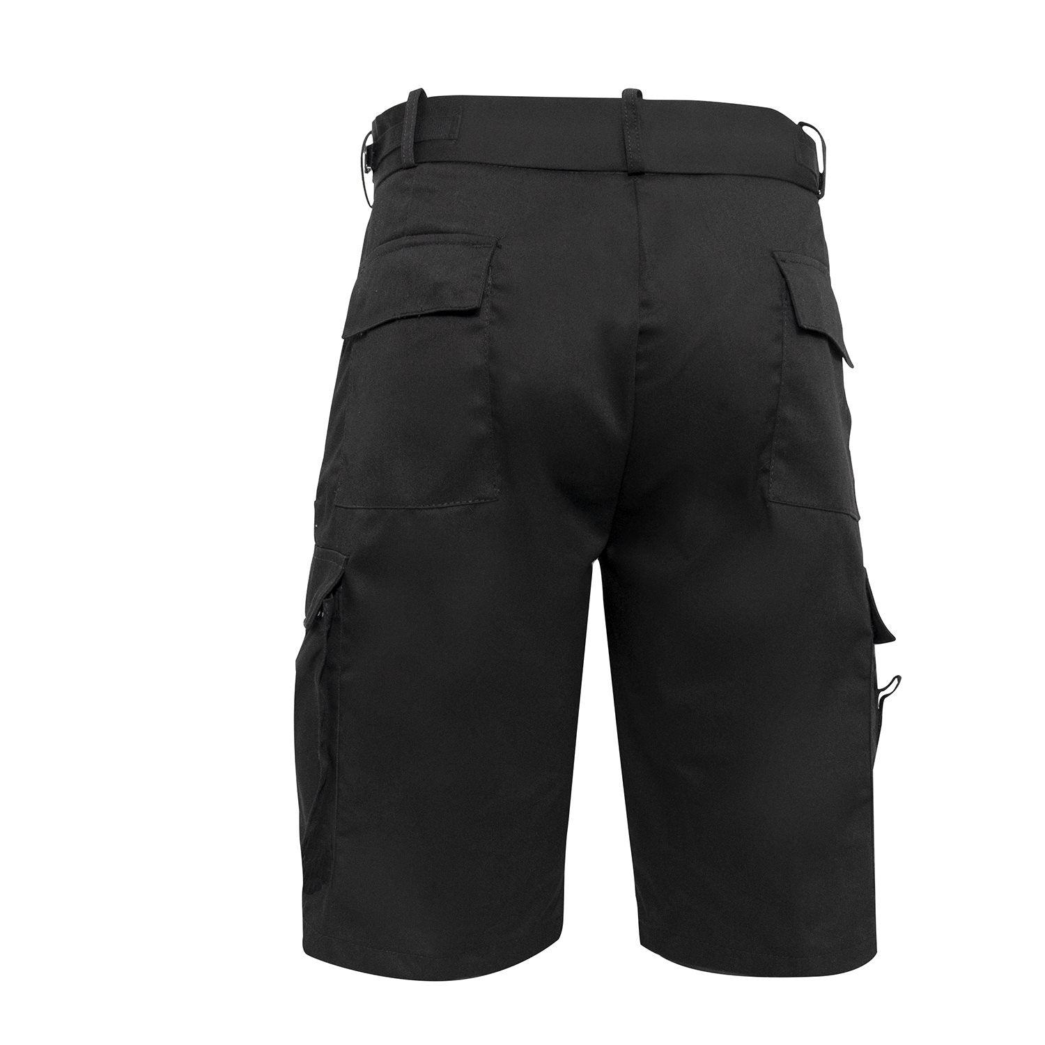 Pantalones cortos EMT negros multibolsillos con bolsillo específico para tijeras