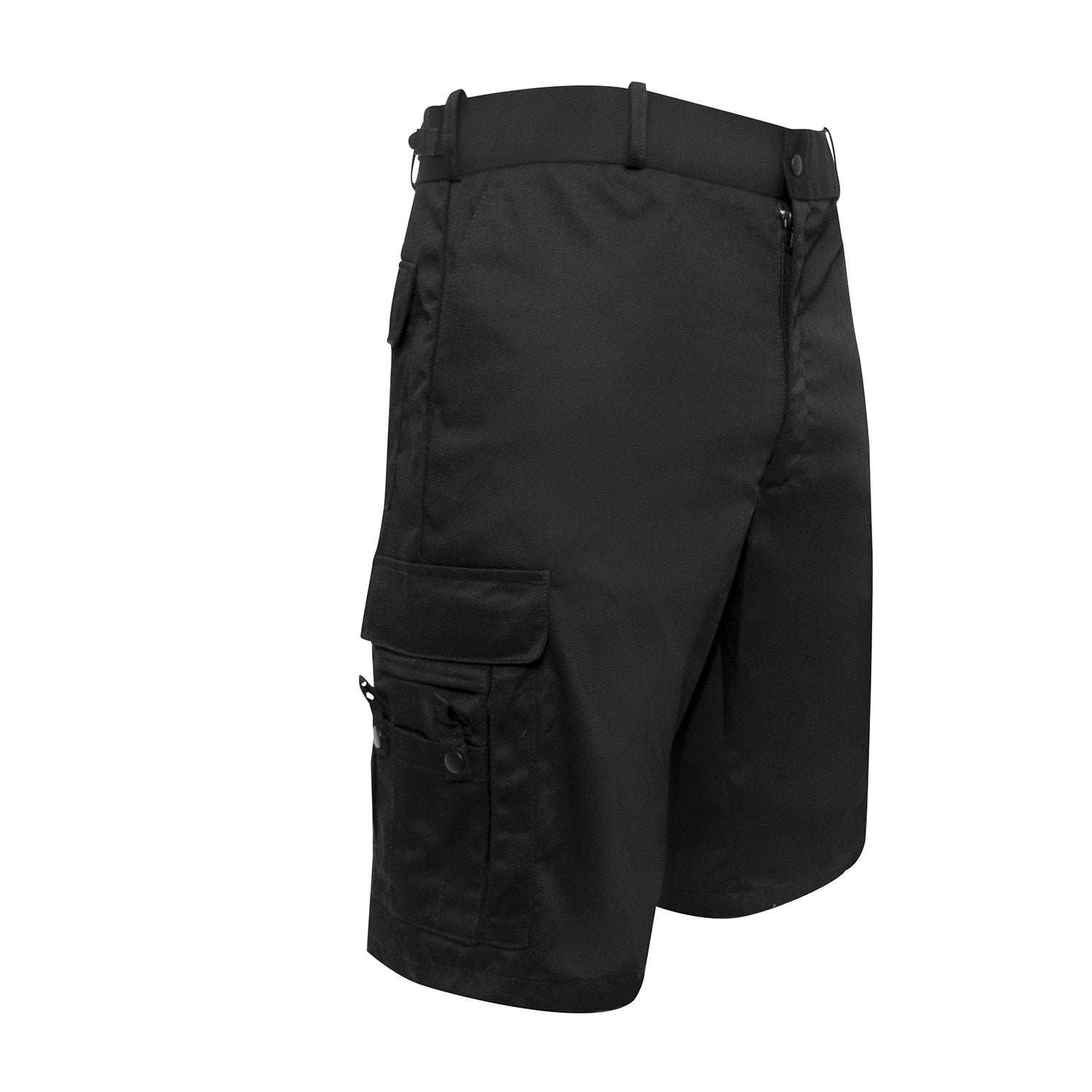 Pantalones cortos EMT negros multibolsillos con bolsillo específico para tijeras