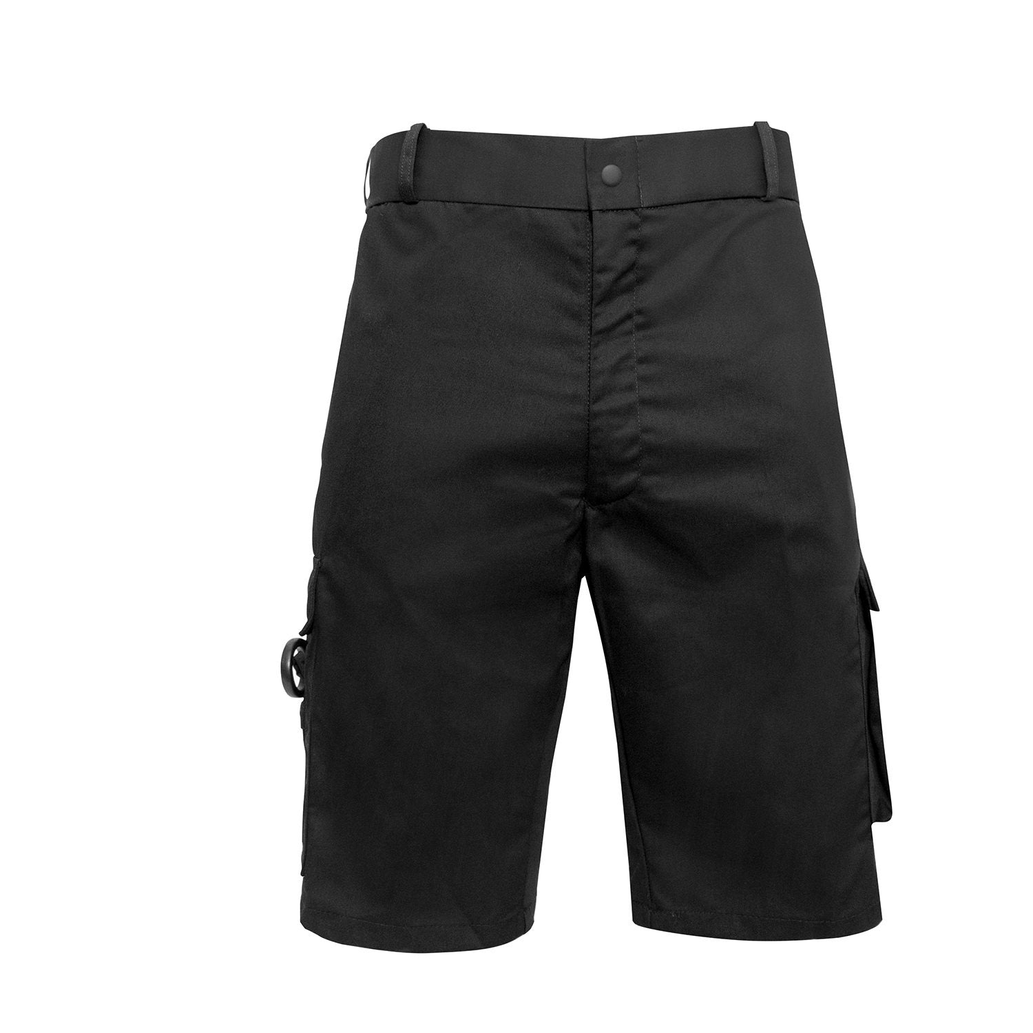 Pantalones cortos EMT negros multibolsillos con bolsillo específico para tijeras