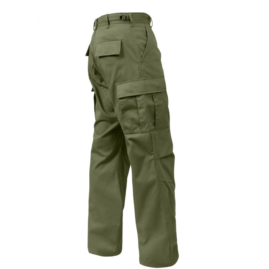 Pantalones BDU verdes Rothco vista delantera