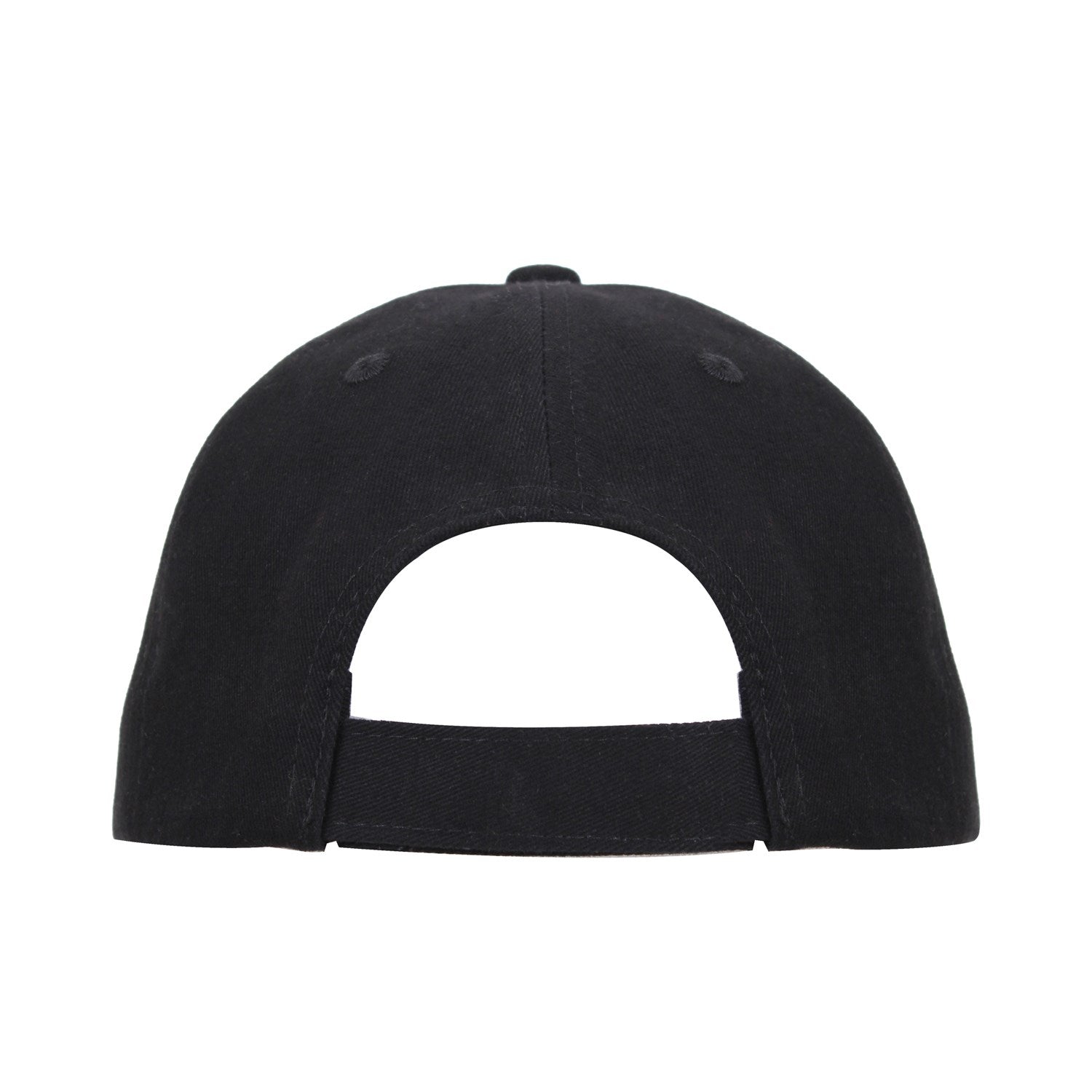 Gorra negra con bandera de EE. UU. y línea plateada, emblema bordado