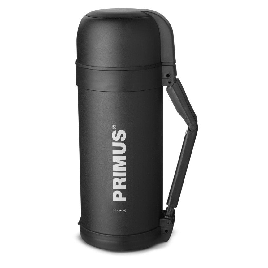 Termo COLD/HOT 1,5 L negro con tapa que sirve de taza o cuenco