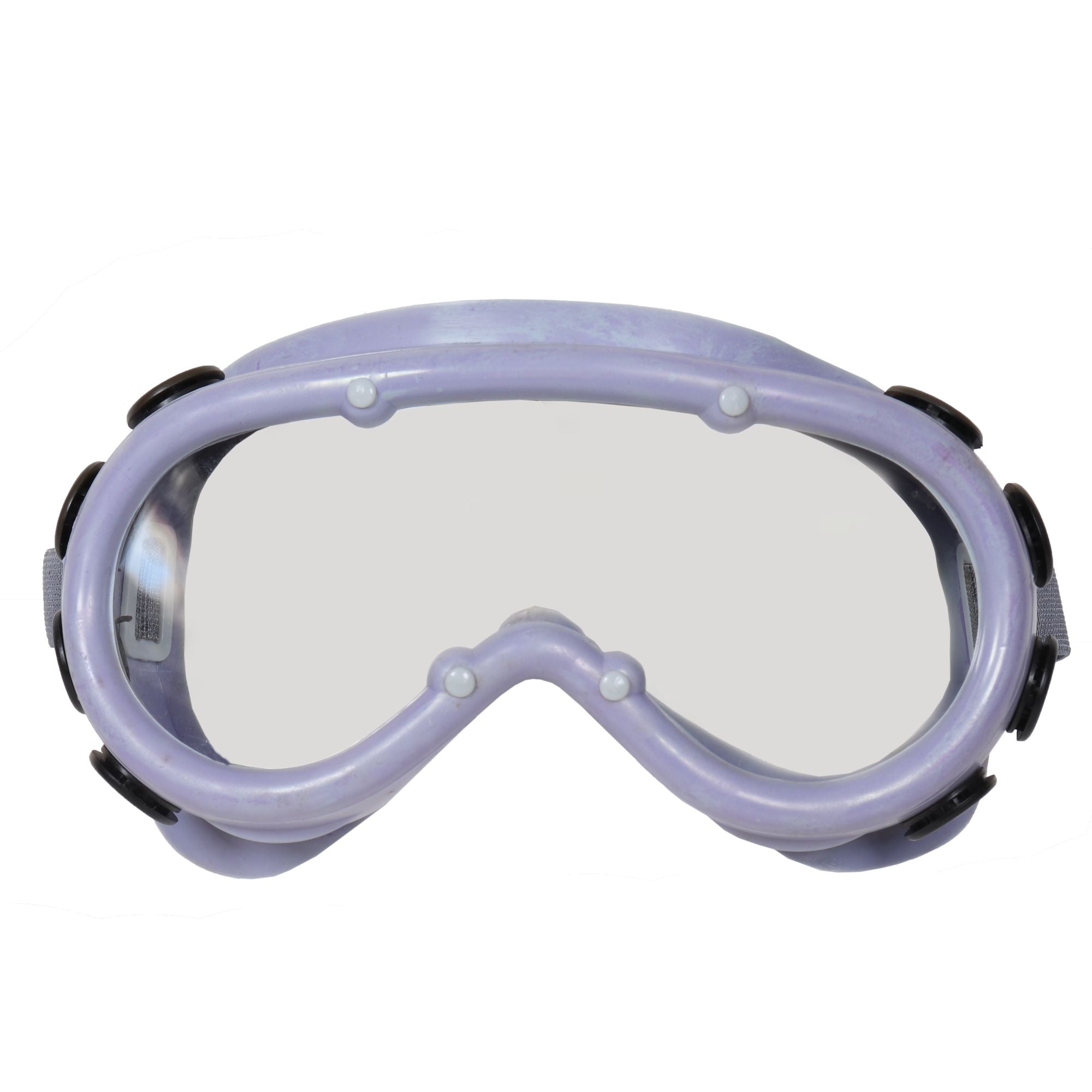 Gafas de protección retro grises, nuevas, almacenadas en stock