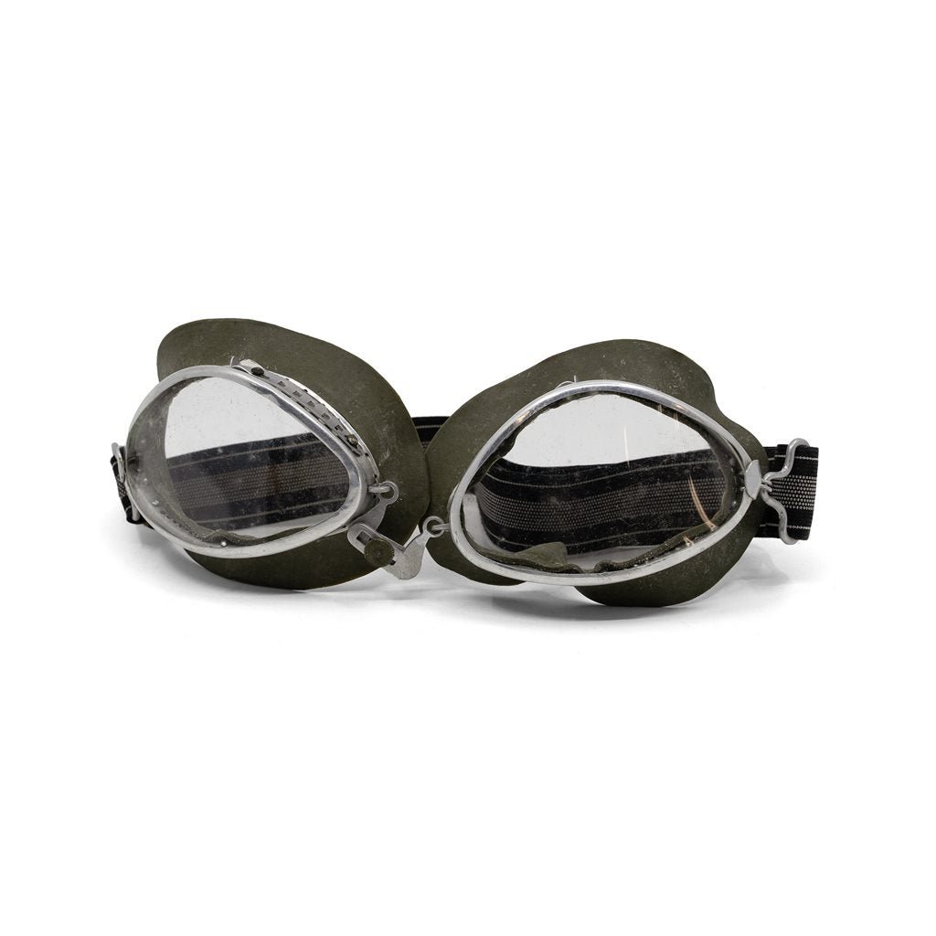 Gafas motero MIMA tipo L 36 retro, usadas (años 50-60)