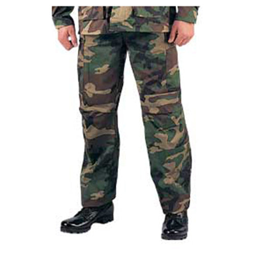 Pantalones BDU Woodland en camuflaje