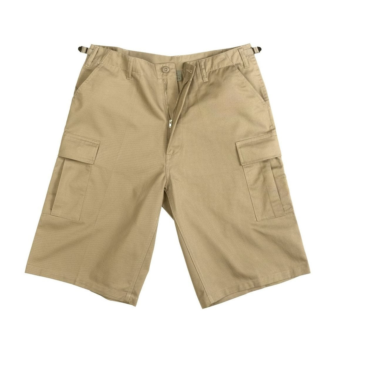 Bermudas Fatigue Xtra Long khaki con perneras alargadas, estilo BDU de Rothco
