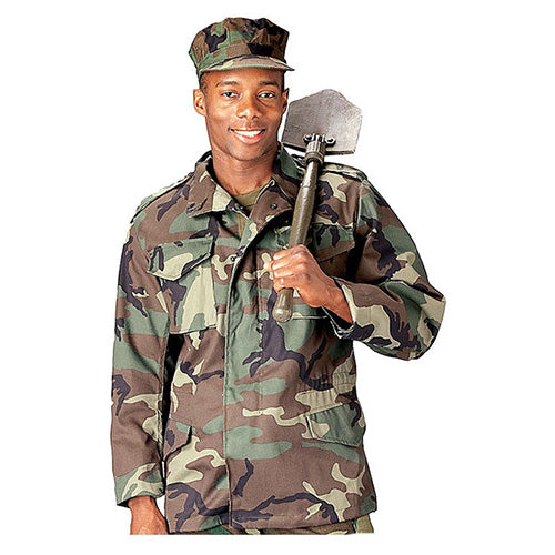 Parka US M65 con forro WOODAND - parka militar ROTHCO vista frontal