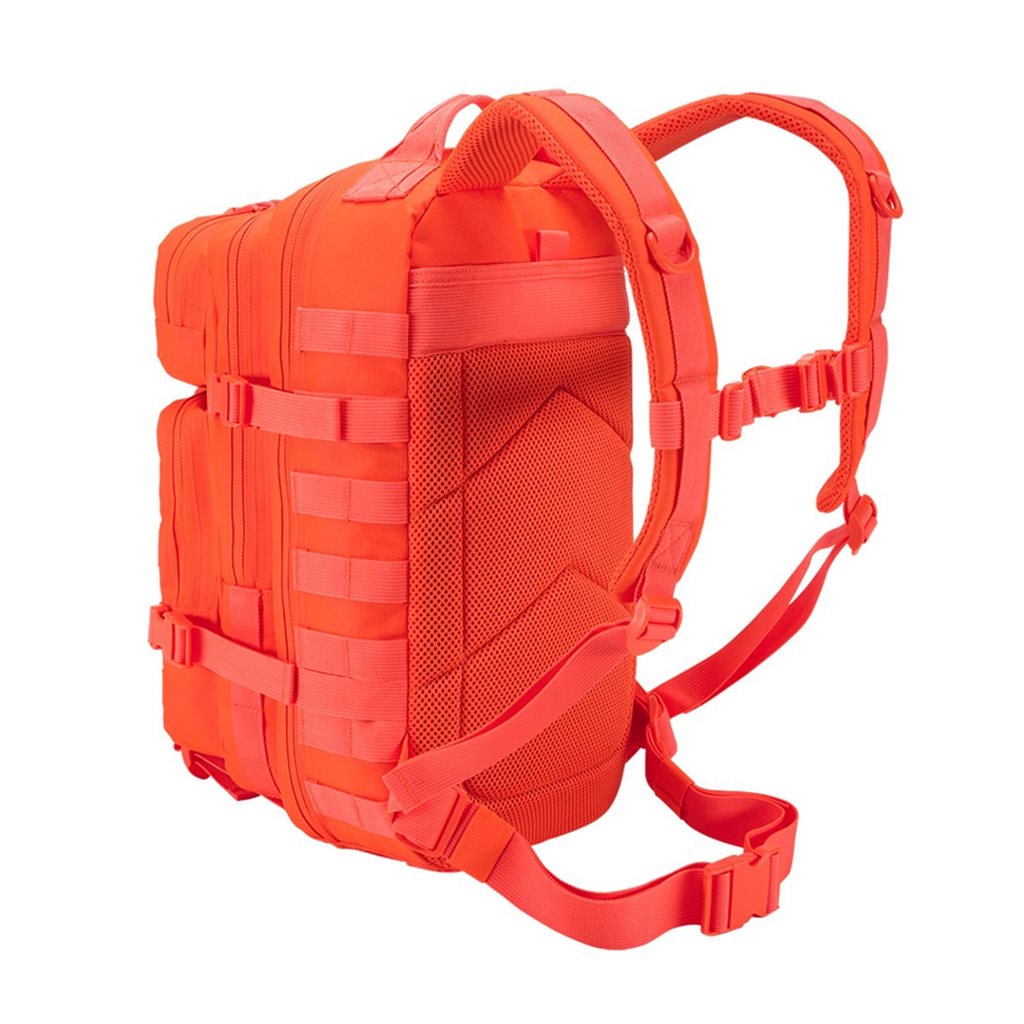 Mochila táctica US Cooper verde con 2 compartimentos principales y 2 bolsillos frontales, poliéster 600D