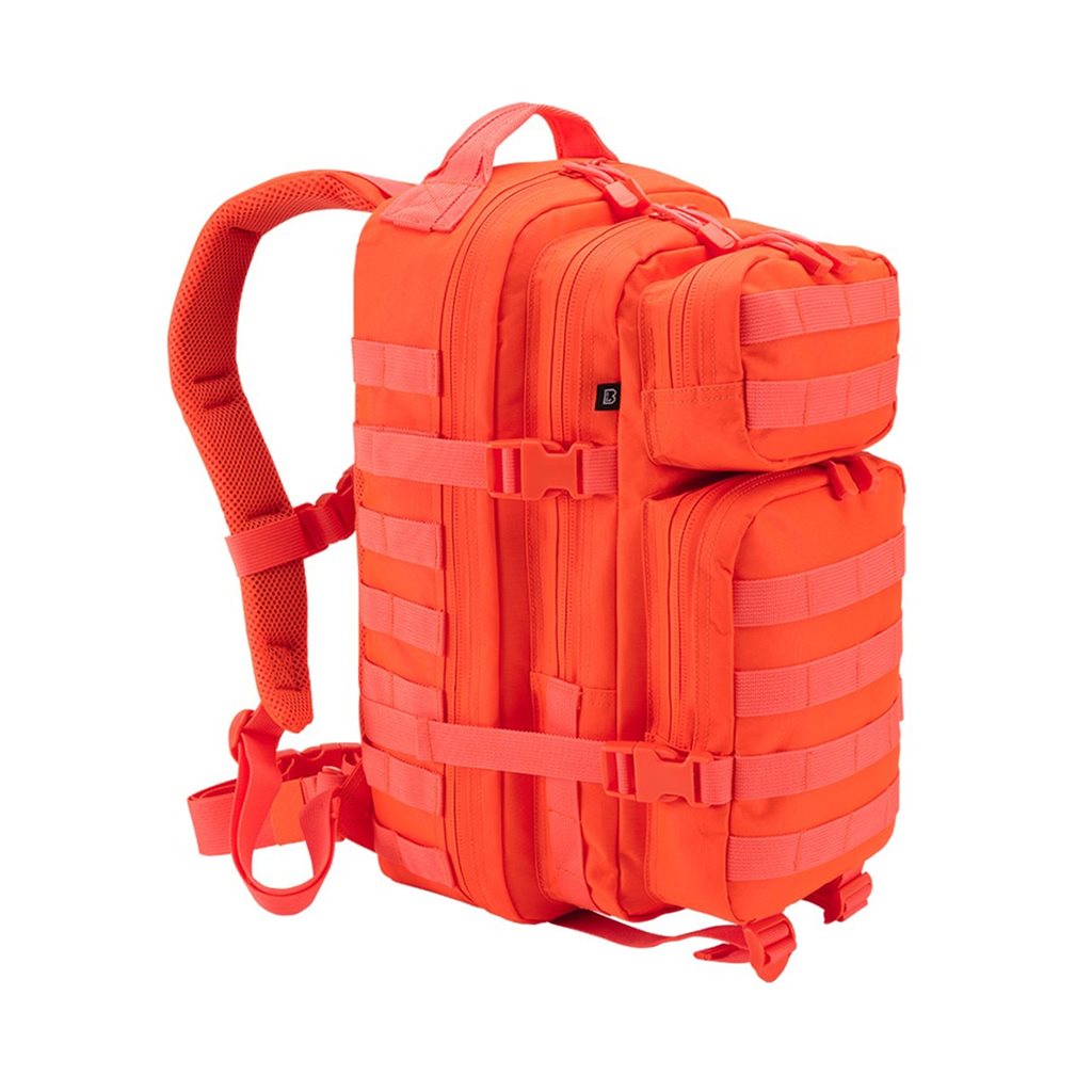 Mochila táctica US Cooper verde con 2 compartimentos principales y 2 bolsillos frontales, poliéster 600D