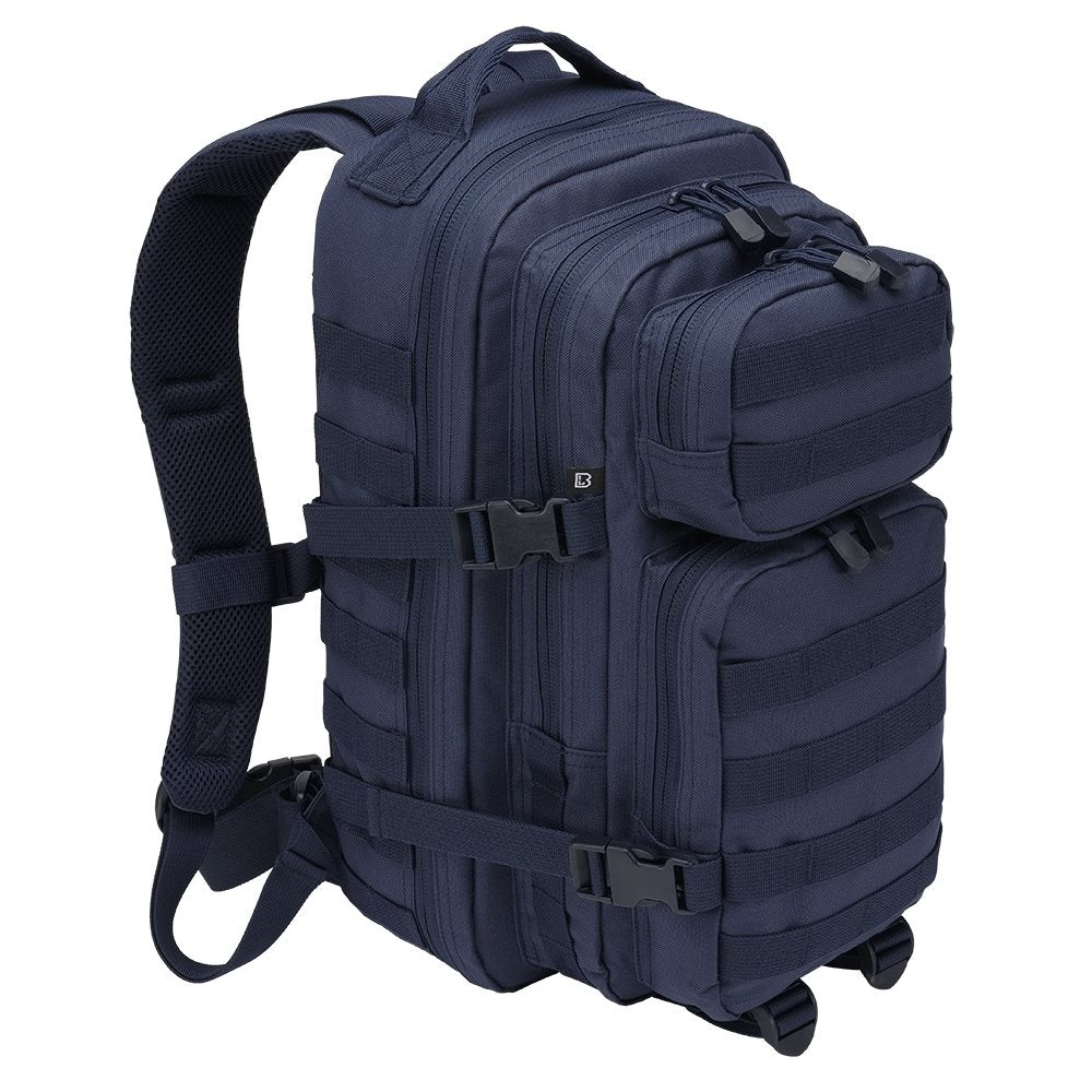 Mochila táctica US Cooper verde con 2 compartimentos principales y 2 bolsillos frontales, poliéster 600D