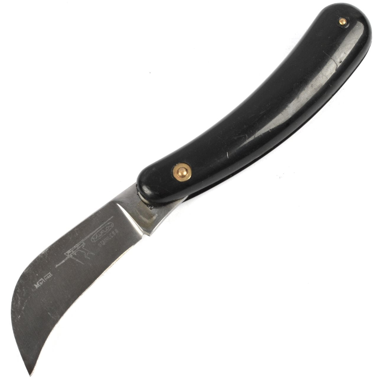 Cuchillo de jardín plegable žabka con mango plástico negro