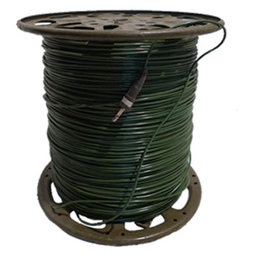 Bobina de cable unipolar estañado con aislamiento verde, 1000 m (AČR)