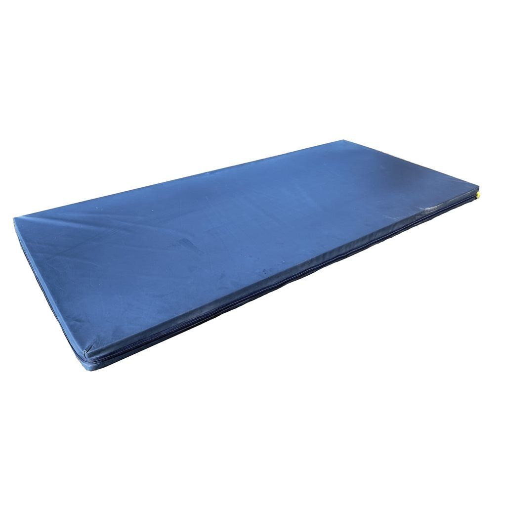 Colchón de espuma usado 200 x 90 x 7,5 cm con funda desmontable y cremallera