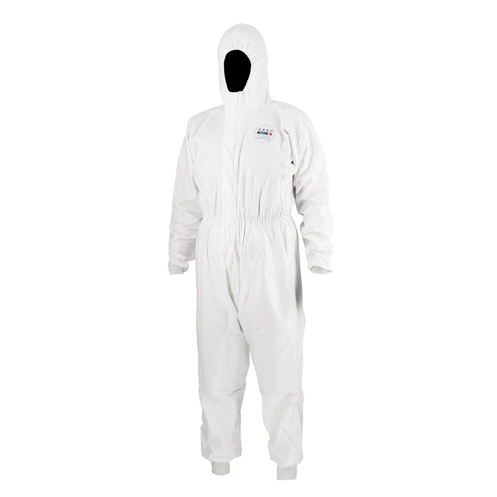Mono protector desechable YADU blanco con capucha (modelo 801998)