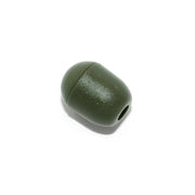 Terminal plástico verde 16,5 mm para cordones y cuerdas