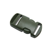 Hebilla plástica verde completa para correa de 16,5 mm con forma de tridente