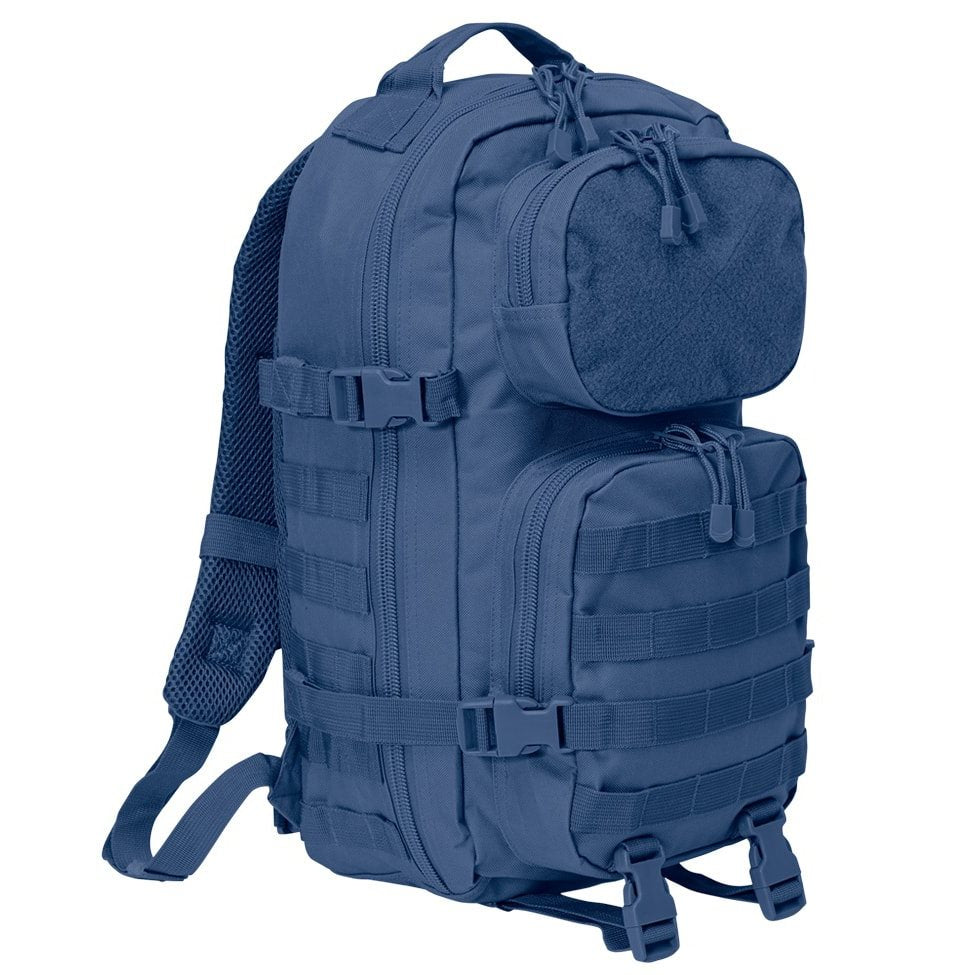 Mochila táctica US COOPER VELCRO en poliéster 600D, pequeña, con panel de velcro y bolsillos frontales