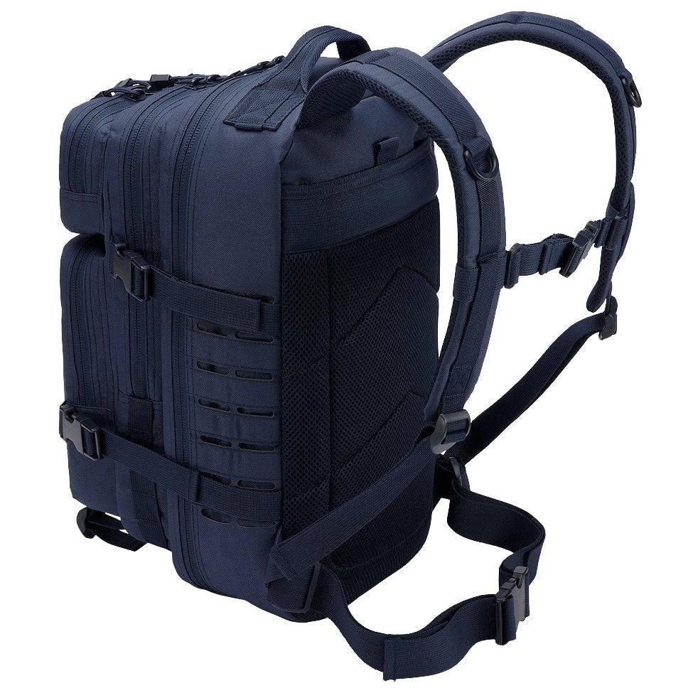 Mochila tactica US Cooper Lasercut verde en poliester 600D con corte laser y varios compartimentos