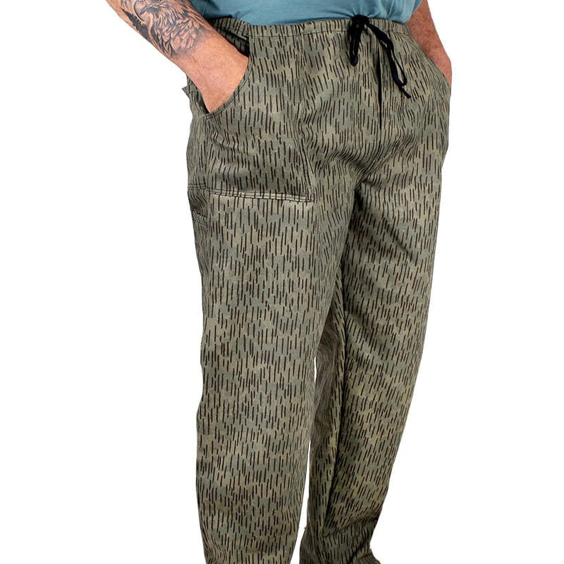 Pantalones de trabajo camuflaje vz.60 JEHLIČÍ, keper resistente, bolsillos delanteros y lateral
