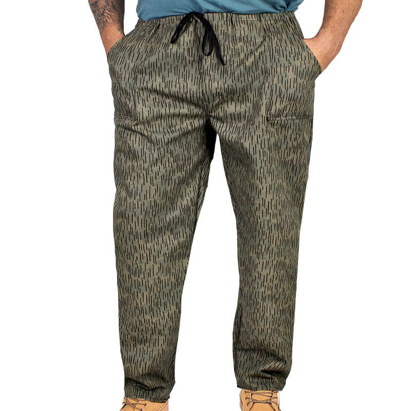 Pantalones de trabajo camuflaje vz.60 JEHLIČÍ, keper resistente, bolsillos delanteros y lateral