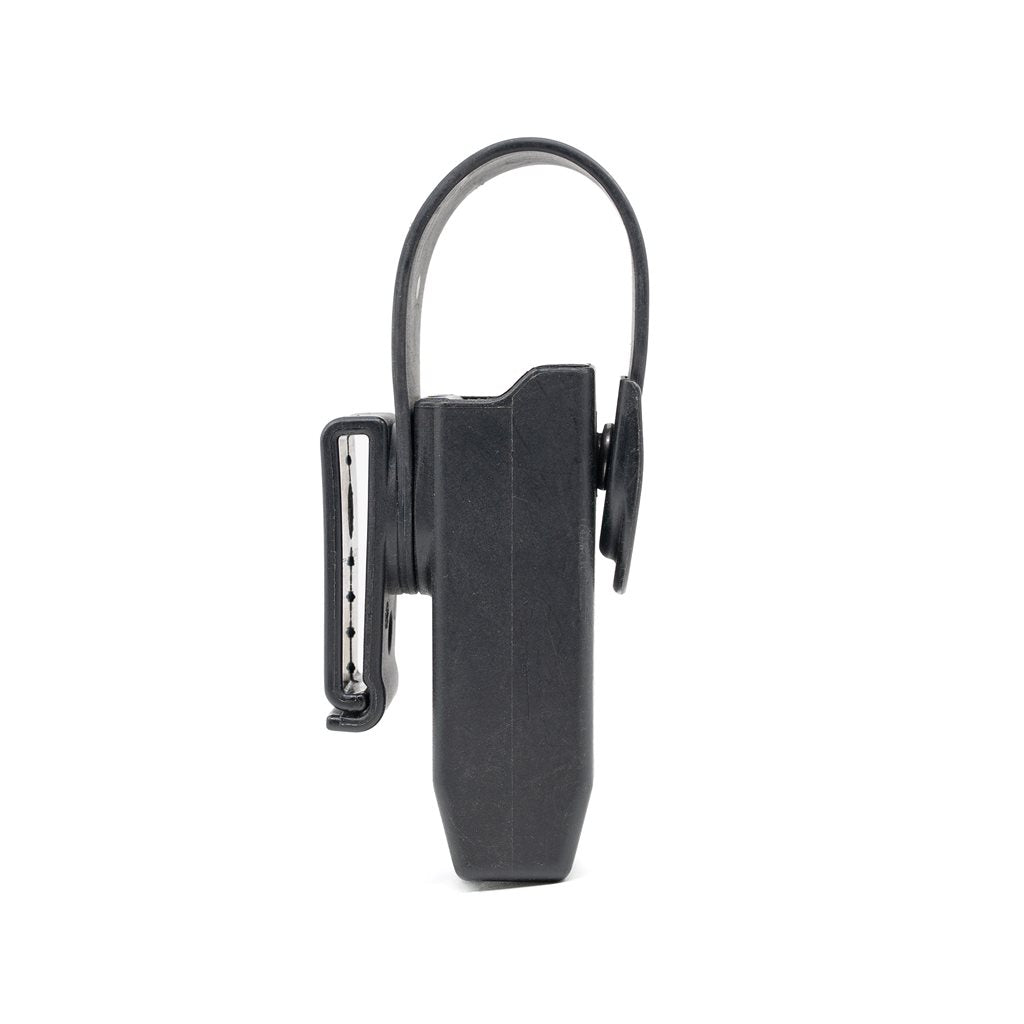 Funda rotativa AČR para cargador de pistola, plástico, usada, negra