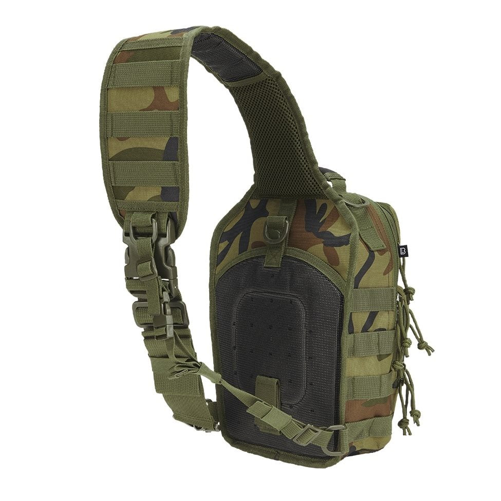 Bolsa bandolera US Cooper Sling 8 L en poliéster 600D con webbing MOLLE/PALS y funda trasera para tablet
