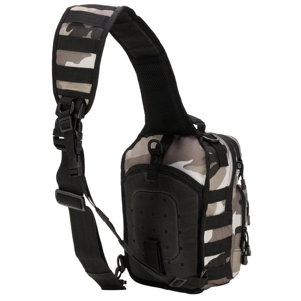 Bolsa bandolera US Cooper Sling 8 L en poliéster 600D con webbing MOLLE/PALS y funda trasera para tablet