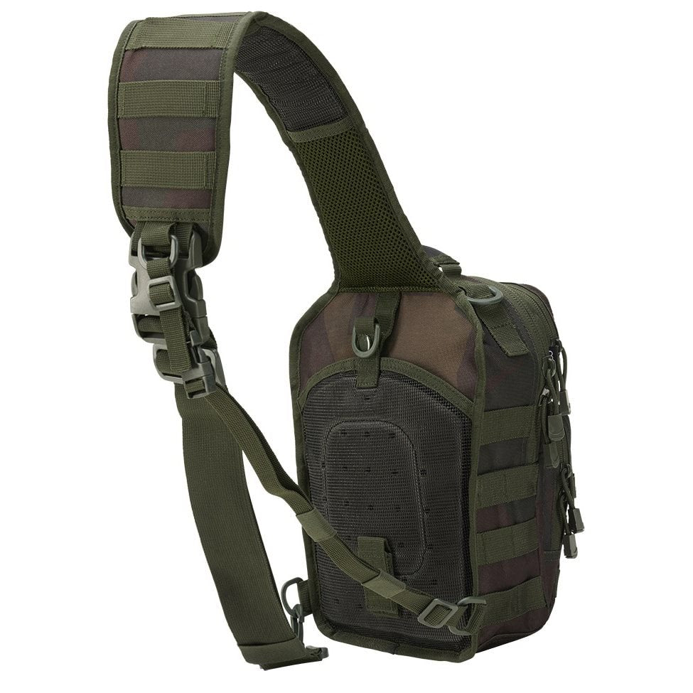 Bolsa bandolera US Cooper Sling 8 L en poliéster 600D con webbing MOLLE/PALS y funda trasera para tablet