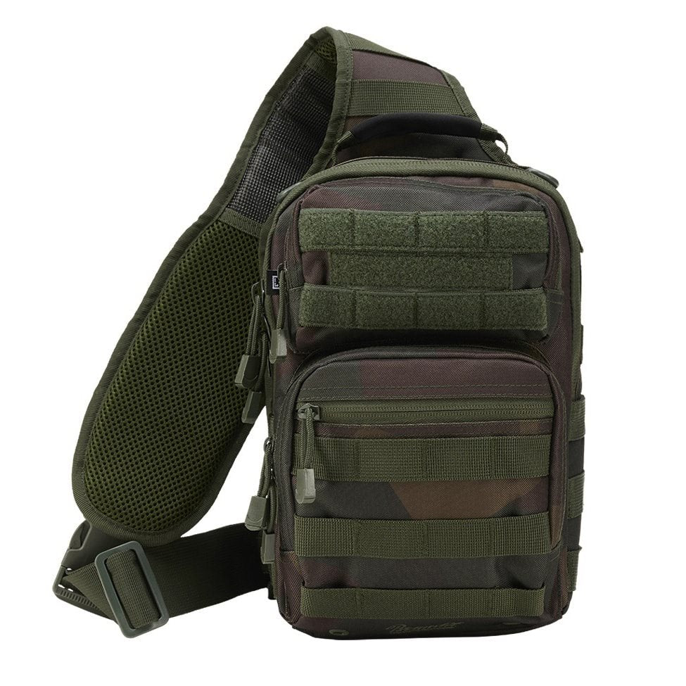Bolsa bandolera US Cooper Sling 8 L en poliéster 600D con webbing MOLLE/PALS y funda trasera para tablet