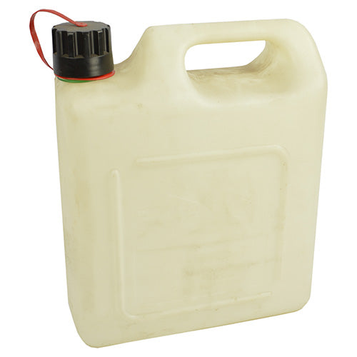 Bidón de plástico blanco 10 l de la ČSSR, nuevo y resistente