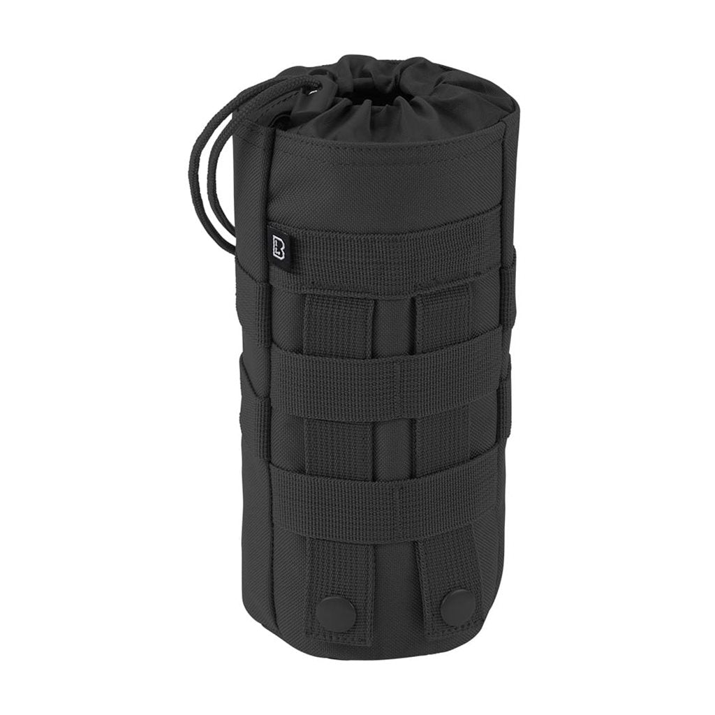 Funda para botella 0,5-1 l MOLLE verde en poliéster 600D, compatible con MOLLE/PALS y fijación al cinturón